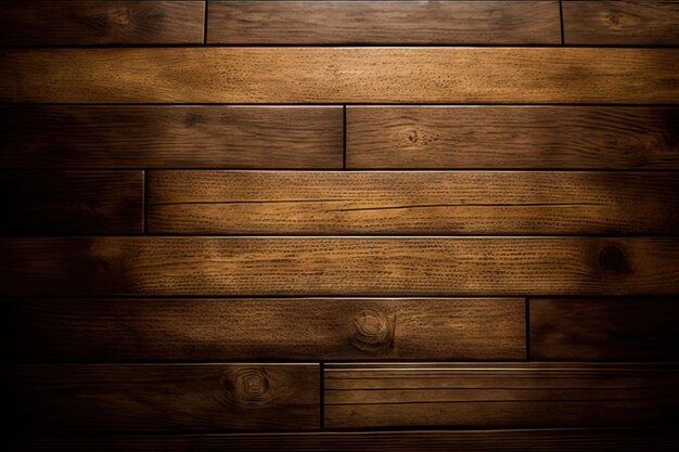 Natural brown wooden planks hardwood floor texture created with generative ai