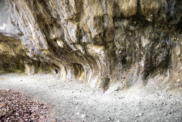 Natural cave in the Liptov region.