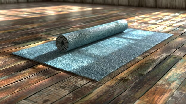 Natural clean yoga mat