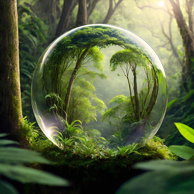 Natural conservation bubble