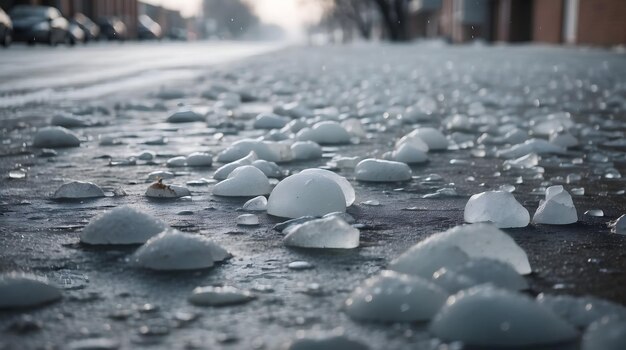 Foto situazione di catastrofe naturale paesaggio a seguito di una catastrofe scena di emergenza eve catastrofica