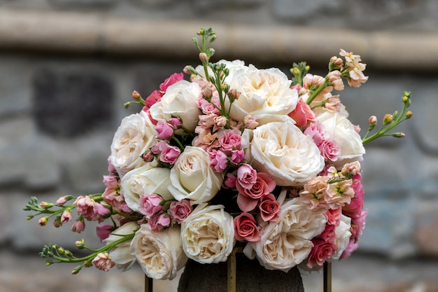 Photo natural flower arrangement for wedding