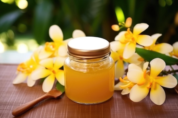 Natural flower honey eco product