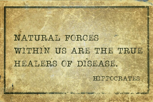 Natural forces hippocrates