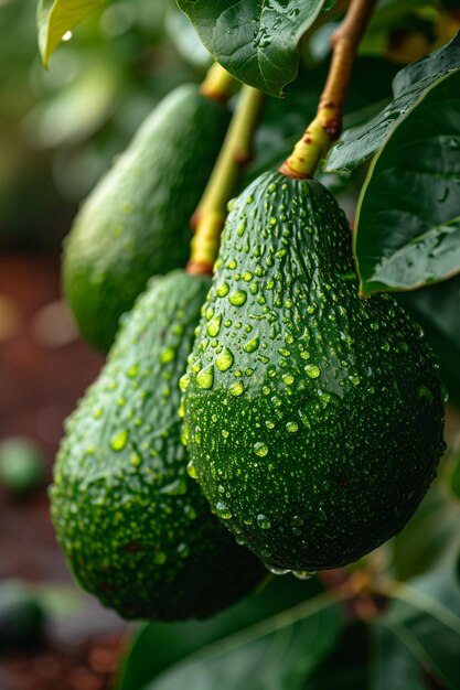 natural fresh avocado for product photos