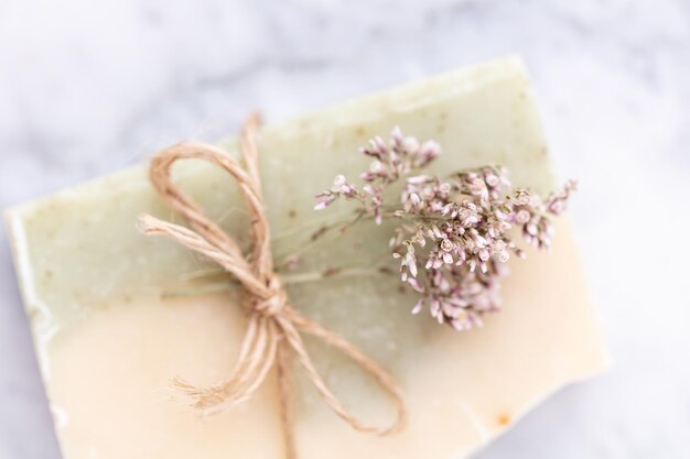 Natural handmade soap Organic soap bars with plants extracts