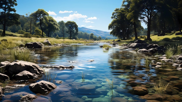 夏の自然風景