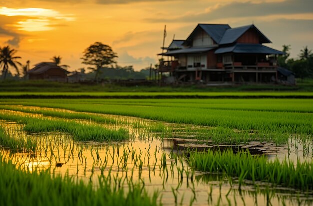 Natural Landscape of village