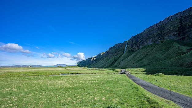 Natural Landscape With Sky Background