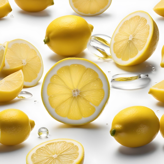 자연스러운 레몬 광고