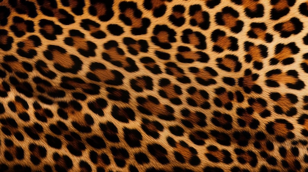Natural leopard skin texture