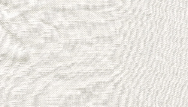 Photo natural linen white background