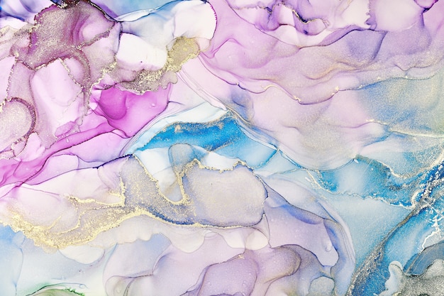 Natural  luxury abstract fluid art painting in alcohol ink technique Tender and dreamy  wallpaper