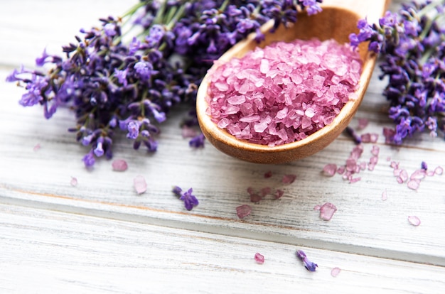 Natural organic SPA cosmetic with lavender