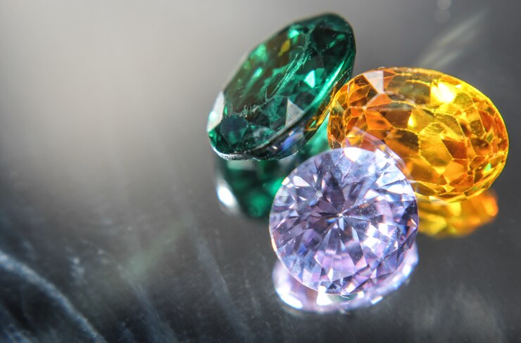 Photo natural sapphire gemstone