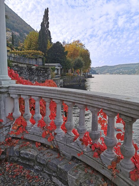 Natural scenery Lake Como in ITalia