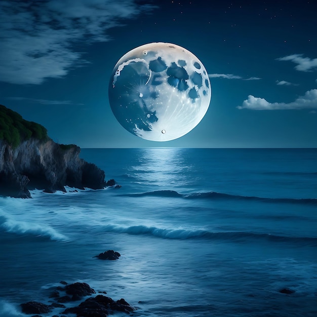 Natural Scenery oceaanversterker maan