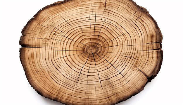 Фото Естественная простота деревянная возвышенность верхний вид изолирован
