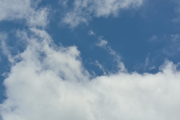 自然空と雲の背景画像