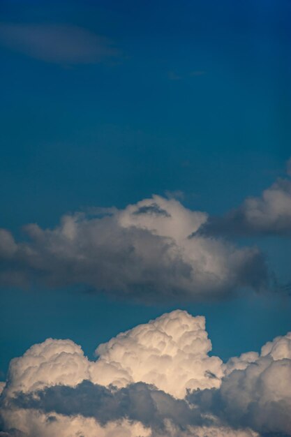 Natural sky composition. sunny vast blue sky abstract
background. beautiful cloudscape, view over white fluffy clouds.
freedom concept, on the heaven. element of design.