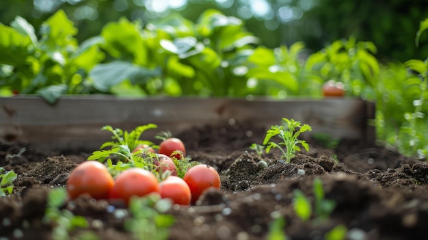 Photo natural soil amendments for garden health