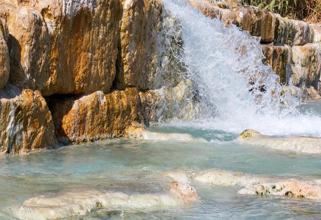 Natural spa Saturnia thermal baths Italy