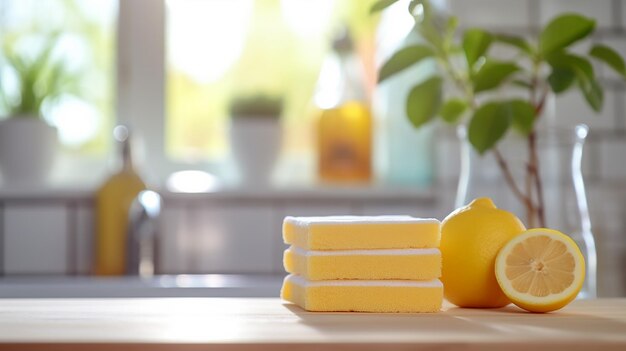 Natural sponges and cleaning products