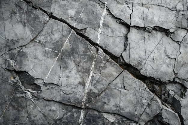 Natural stone texture background Gray stone surface with cracks and scratches