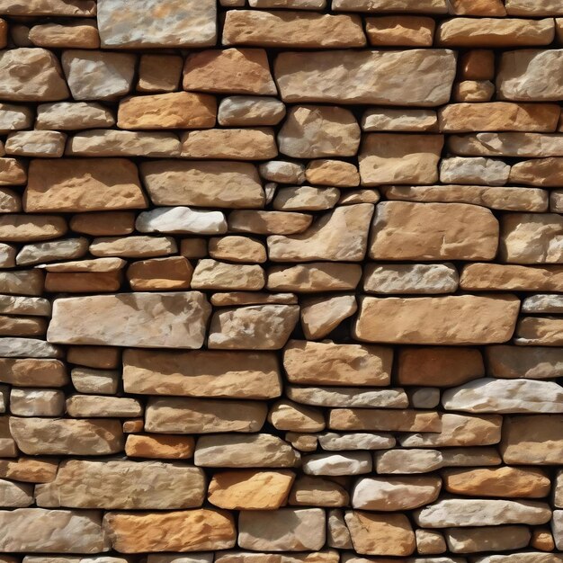 自然石の壁