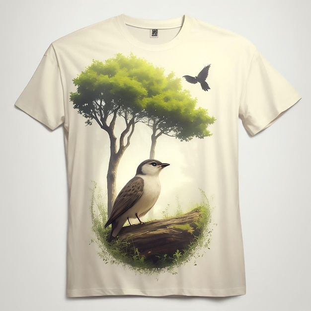 Photo natural t shirt free image