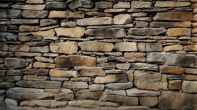 Natural and Unfinished RoughCut Stone Wall Texture Raw Beauty in Stone Surface