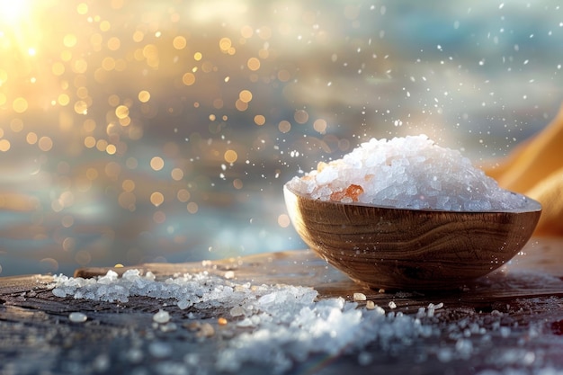 natural white salt conceptmineral resource