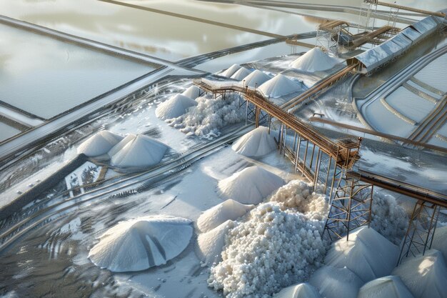 写真 自然塩の概念 鉱物資源