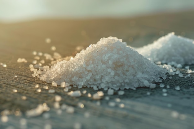 Photo natural white salt conceptmineral resource