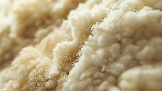 Natural wool Soft and fluffy Ready to be spun into yarn