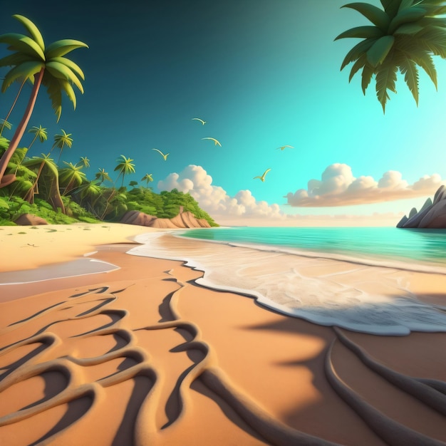 nature background for 3d animation