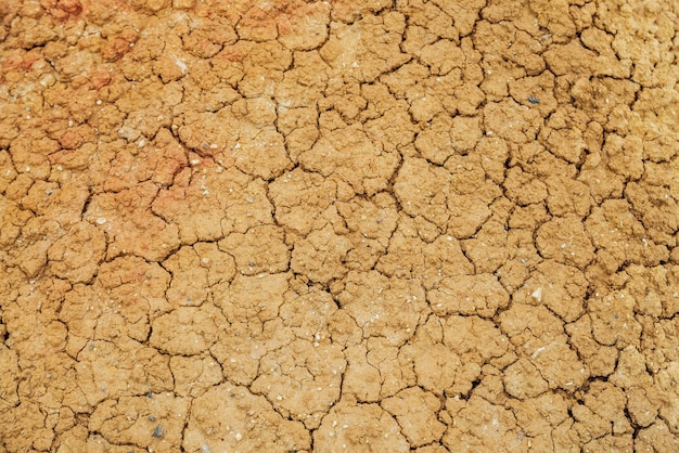 Nature background of cracked dry lands. natural texture of soil\
with cracks. broken clay surface of barren dryland wasteland\
close-up. full frame to terrain with arid climate. lifeless desert\
on earth
