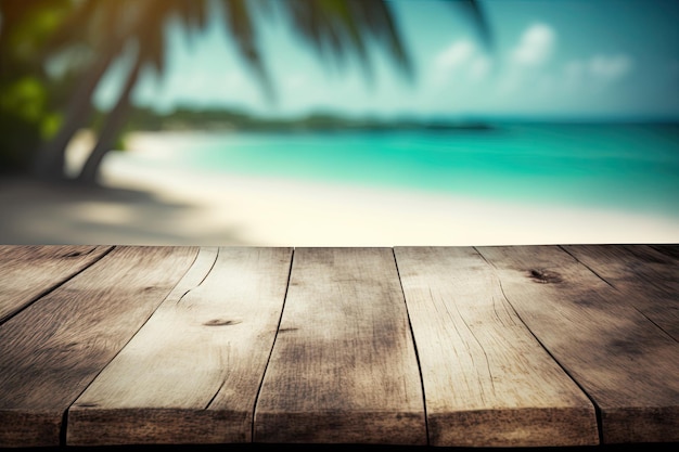 Nature background and table wood for product display