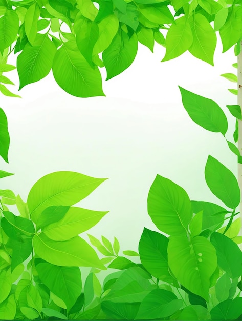 Nature background with green leaf