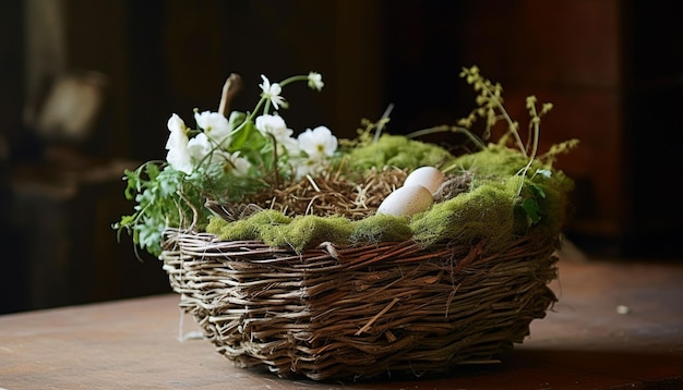 nature in basket