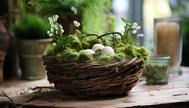 nature in basket