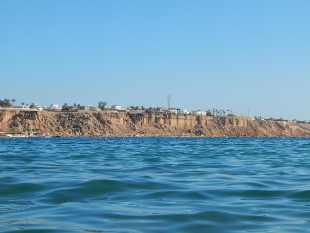 Nature beaches of the resort in Egypt Sharm El Sheikh