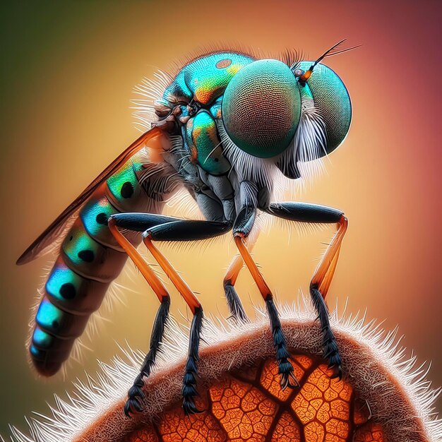 Красота природы, запечатленная макро-вид насекомых