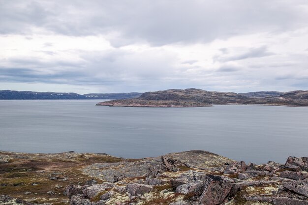 The nature of the coast of the Russian north