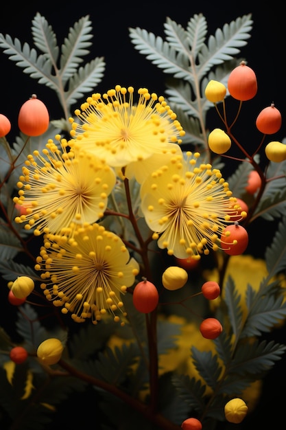 写真 自然の花が咲く