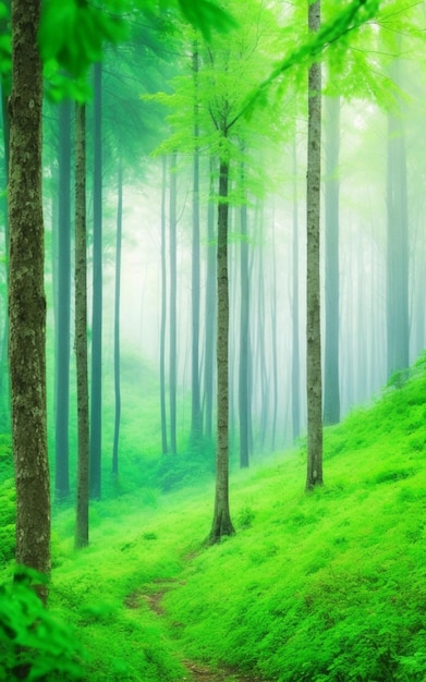 nature forest abstract background