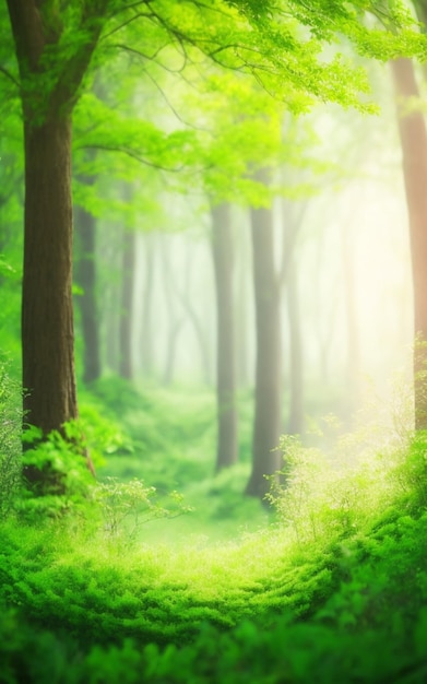 nature forest abstract background