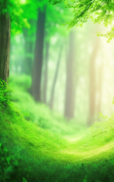 nature forest abstract background