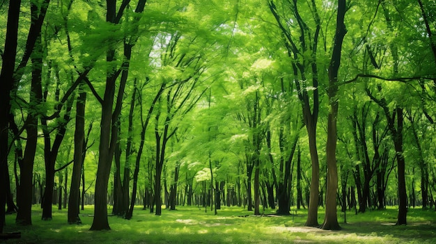 Nature forest green background