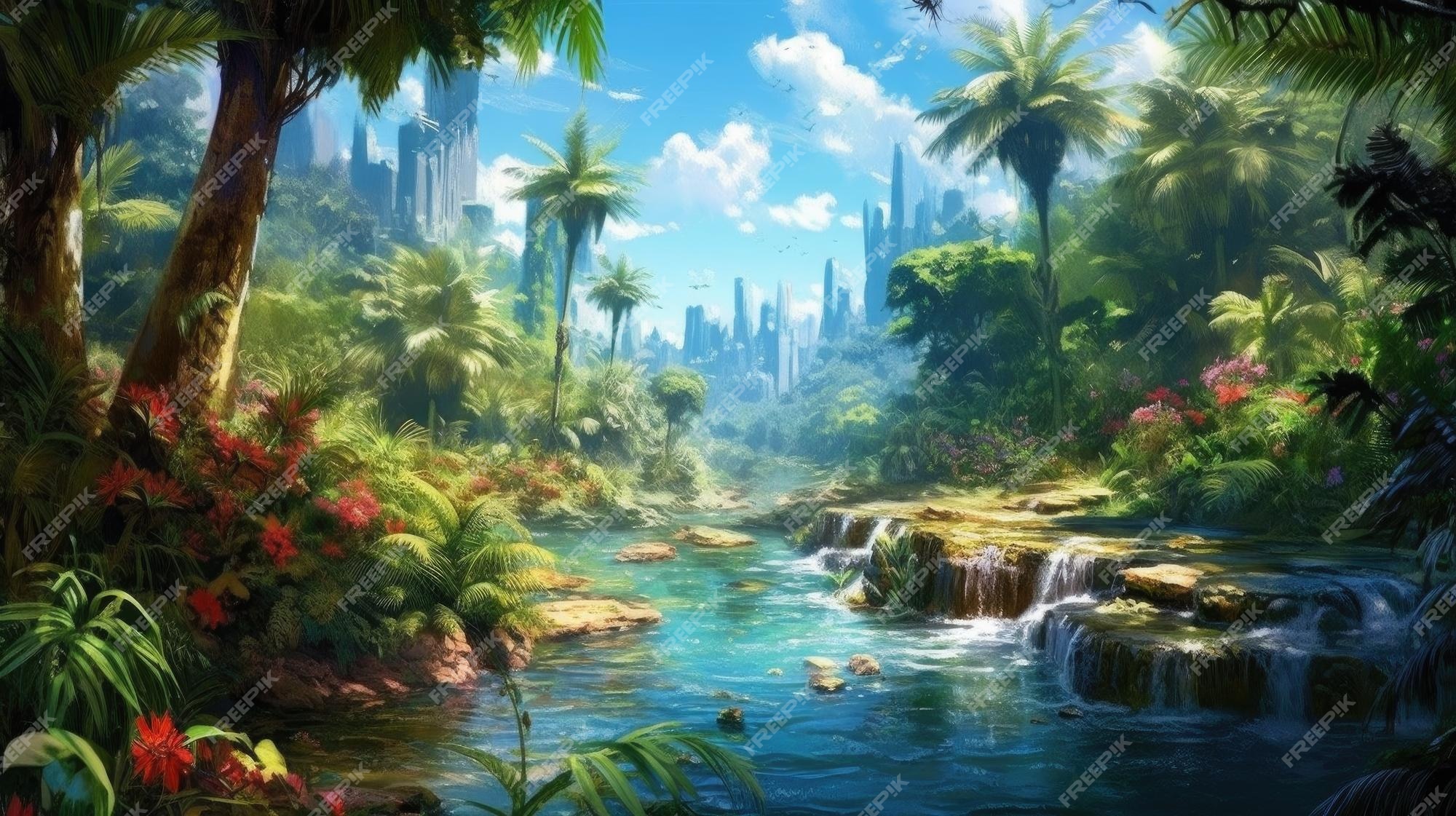 Premium AI Image | Nature HD 8K wallpaper Stock Photographic Image